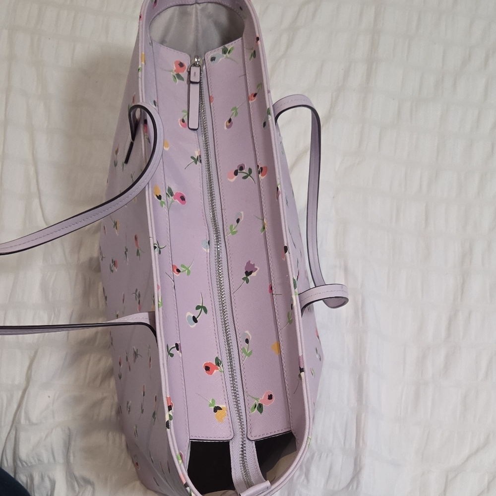 kate spade Lilac Floral Print Tote - Picture 11 of 13